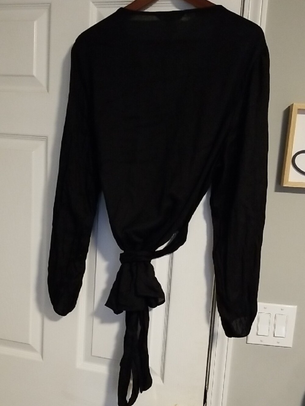 H&M Black Ribbed Top - Picture 3 of 4